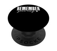 Remember Your Why Motivational Phrase PopSockets Adhesive PopGrip