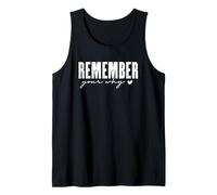Remember Your Why Motivational Phrase Tank Top