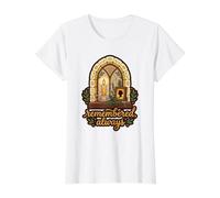Remembered, Always Retro Mourning Nostalg Vintage Home Value Graphic T-Shirt, Women, White, M