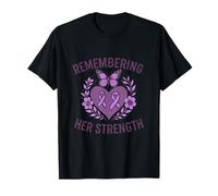 Remembering Her Strength Awareness Design T-Shirt