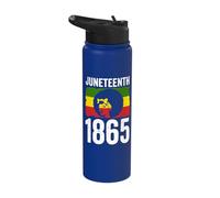 Remembering My Ancestors Juneteenth Emancipation Juneteenth Stainless Steel Insulated Water Bottle