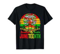 Remembering My Ancestors Juneteenth Natural Hair Black Women T-Shirt