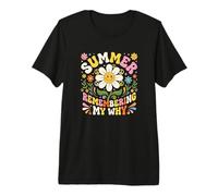 Remembering My Why Retro Hippie 70s Aesthetic Mindset Premium T-Shirt