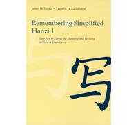 Remembering Simplified Hanzi 1 : How not to Forget the Meaning and Writing of Chinese Characters