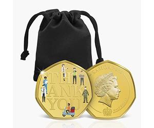 Remembering the Pandemic Gold Plated Coin Samoa 2020 Half Dollar Limited Edition