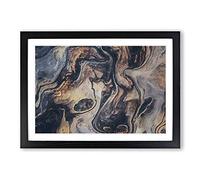 Remembering Yesterday in Abstract Framed Print | A2 Black Framed Wall Art | Ready to Hang | Abstract Fantasy Picture | Living Room Bedroom Lounge Office