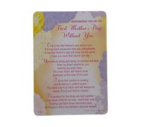 Remembering You On The First Mother's Day Without You Keepsake Graveside Card