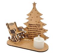 Remembrance Candle Ornament to Remember Loved Ones, Exquisite Sympathy Commemorative Memorial Gift Heart-Warming Angel, Handcrafted Sympathy Funeral Gifts with LED Light for Prayers (#3)