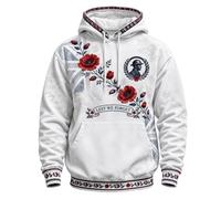 Remembrance Day Embroidered Lest We Forget Logo Hoodies Mens Remembrance Day British Flag Hoodie Union Jack D-Day Shirt Hooded Sewatshirt Poppy Flower Graphic Jumper Long Sleeve Pullover Tops