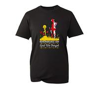 Remembrance Day Lest We Forget T-Shirt, British Armed Force Union Jack Flag Unisex Kids Adults Top (Black, 4XL)