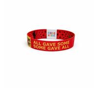 Remembrance day Poppy Elastic Wrist Band d day lest we forget all gave some some gave all