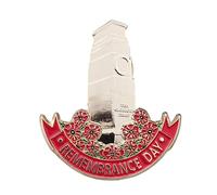 Remembrance Day Poppy Pin Badge Brooch The Glorious Dead Veterans Memorial (1pc)
