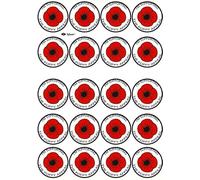 Remembrance Day Stickers, Lest we Forget Decals, Poppy Appeal