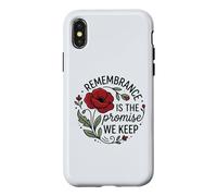 Remembrance Is the Promise We Keep Honor Our Heroes 2 Case for iPhone X/XS