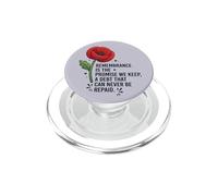Remembrance Is the Promise We Keep Honor Our Heroes 3 PopSockets PopGrip for MagSafe