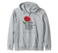 Remembrance Is the Promise We Keep Honor Our Heroes 3 Zip Hoodie