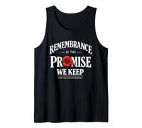 Remembrance is the Promise we Keep Memorial Saying Sympathy Tank Top