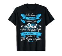 Remembrance of Dad Memory of My Father in Heaven Angel Wings T-Shirt