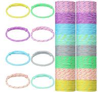 Remerry 168 Pcs Friendship Bracelets Adjustable Woven Rope Bracelets Bulk Graduation Ceremony Prom Class of 2026 Birthday Party Favors & Goodie Bag Stuffers, 8 Assorted Colors(Macaron Colors)