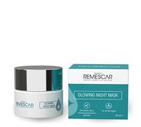 Remescar Glowing Night Mask 50ml Exfoliating Overnight Face Mask | Fruit acids, peptides & lipids remove dead skin cells, unclog pores and revive dull complexions for a radiant finish