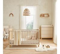 Remi 2 Piece Nursery Furniture Set - Oak & Cashmere
