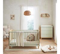 Remi 2 Piece Nursery Furniture Set - Oak & Green