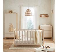 Remi 3 Piece Nursery Furniture Set - Oak & Cashmere