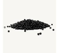 REMI CACHET Nano Rings Beads for Nano Tip Hair Extensions | Silicone Lined to Create Greater Protection & Easily Hidden | 100 Pack, Black