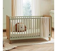 Remi Cot Bed - Oak & Green