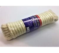 REMI TOOLS LTD 10m/32 Feet 8mm thick Natural Cotton Rope Heavy Duty cotton Clothesline Rope Washing Line Rope, Adjustable for Indoor Outdoor Laundry Clothesline, Hanger for Camping Travel & Home Use