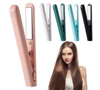 Reming-Ton Hair Straighteners, Hair Straightener For Women, Mini Dual Curling Iron, Mini Hairs Straightener, Suitable For Home And Travel, Professional Styling, Suitable for all hair types