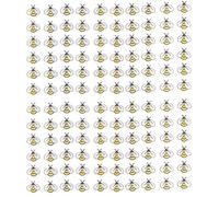 Remingtape 120PCS Bee Embroidered Patches,Cute Bumble Iron on Embroidered Applique Decoration Sewing Patches