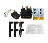 Remingtape 12V 500A Winch Solenoid Relay Contactor+ Wireless Winch Remote Control Kit for Truck ATV 5500-12000Lbs Winch (500A)