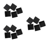 Remingtape 15 Pcs Plastic Square Blanking End Caps Tubing Tube Inserts 50mm x 50mm