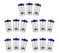 Remingtape 15 Pieces Hydrogen Peroxide Contact Lens Case Cleaner, Eye Scleral Contact Lens Stiff Clip Washer Machine, Portable