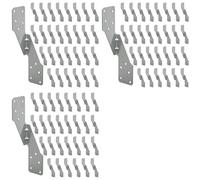 Remingtape 150Pcs Strong-Tie H2.5A, HOT-DIP Galvanized Steel Heavy Duty Hurricane Tie, Hurricane Straps Trusses/Rafters Ties