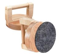 Remingtape 2 Pack Bamboo and Wood Baren with Felt Mat for Printmaking Supplies, Block Printing Kit Printmaking Tools