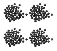 Remingtape 200 Pcs 18mm Diameter Black Bio Balls for Aquarium Pond Filter