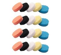Remingtape 20Pcs 3 Inch Polishing Pads Buffing Sponge Pads Kit for Car Buffer Polisher Sanding, Waxing, Polishing, Sealing Glaze