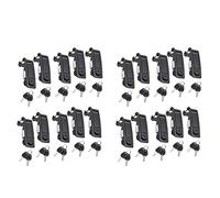 Remingtape 20PCS Compression Flush Lever Lock for Marine Car RV Door Hand Lock Adjustable Lever Latches Thickness:1-5mm