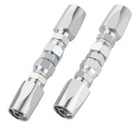 Remingtape 2pcs Hydraulic Hose Repair Kit, Reusable, 2-Wire Reusable Hydraulic Repair Fitting 1/2Inch