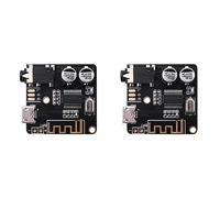 Remingtape 2X BT5.0 Audio MP3 Bluetooth Audio Decoder Board Lossless Car Speaker Audio Amplifier Board DIY Audio Receiver Black