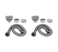Remingtape 2X Drain Plug Stainless Steel Sink Plug, Hair Salon Shampoo Basin Drain Plug, Sink Plug with Hair Catcher
