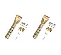 Remingtape 2X Paint Scraper Heavy Duty Alloy Scraper with 4PCS Double-Sided Blades for Removing Grout, Paint, Glue, Rust