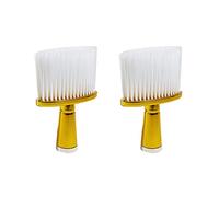 Remingtape 2X Soft Hair Brush Neck Face Duster Hairdressing Hair Cutting Cleaning Brush for Barber Salon Hairdressing Tools-Gold