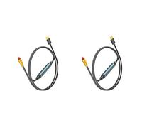 Remingtape 2X USB to Optical SPDIF Converter Analog to Digital Sound Adapter for Enhances Sound Optical Cable