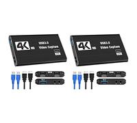 Remingtape 2X Video Capture Card, Switch Capture Card for Switch, 4K 1080P 60FPS for Streaming Video Recording for/DSLR/Camera