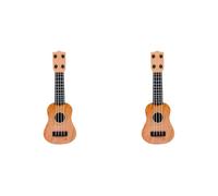 Remingtape 2X Yellow Kids Classical Ukulele Guitar Toy Early Education Small Guitar Party Supplies Adjustable