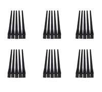 Remingtape 30 Pcs 1.5 X 0.5cm Black Plastic Round Handle Anti Static ESD Brush