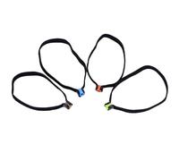 Remingtape 4Pcs Fly Fishing Tippet Elastic Fishing Tippet Spool Rings Fishing Wire Leader Tackle Tool Replacement Fishing Line Easy to Use